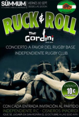 Cartel del evento benéfico Ruck&roll en la Sala Sümmum