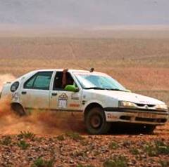 En pleno rally