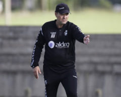 El entrenador racinguista, Ángel Viadero. Foto: Real Racing Club